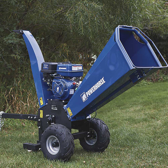 Powerhorse Towable 5in. Wood Chipper + Shredder — 420cc OHV Engine - 115061