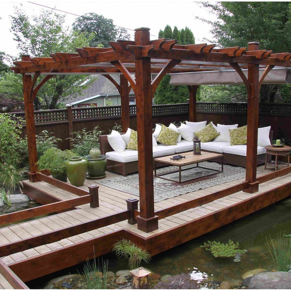 Outdoor Living Today Cedar Pergola Kit | 12×16 - BZ1216