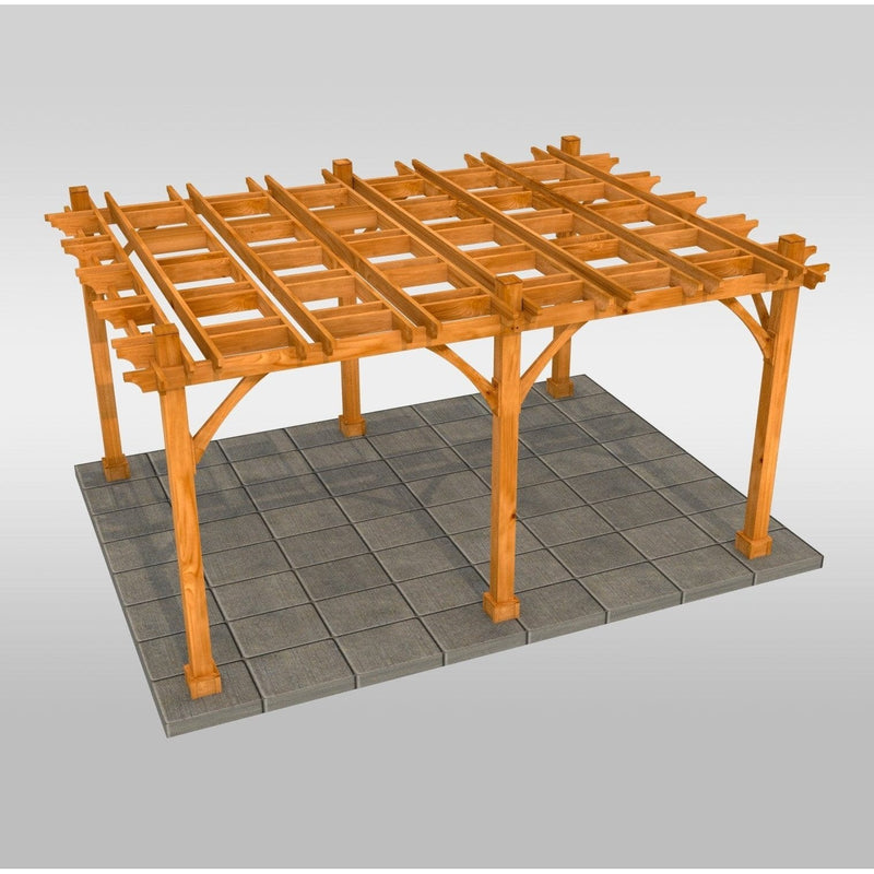 Outdoor Living Today Cedar Pergola Kit | 12×16 - BZ1216