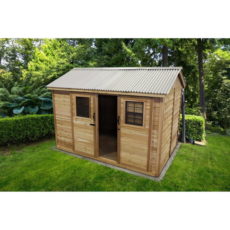 Outdoor Living Today 12'x8' Slider Cabana Garden Shed - CB128-SLIDER