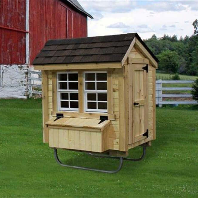 EZ-Fit 4x6 Portable Chicken Coop Kit - coop4x6