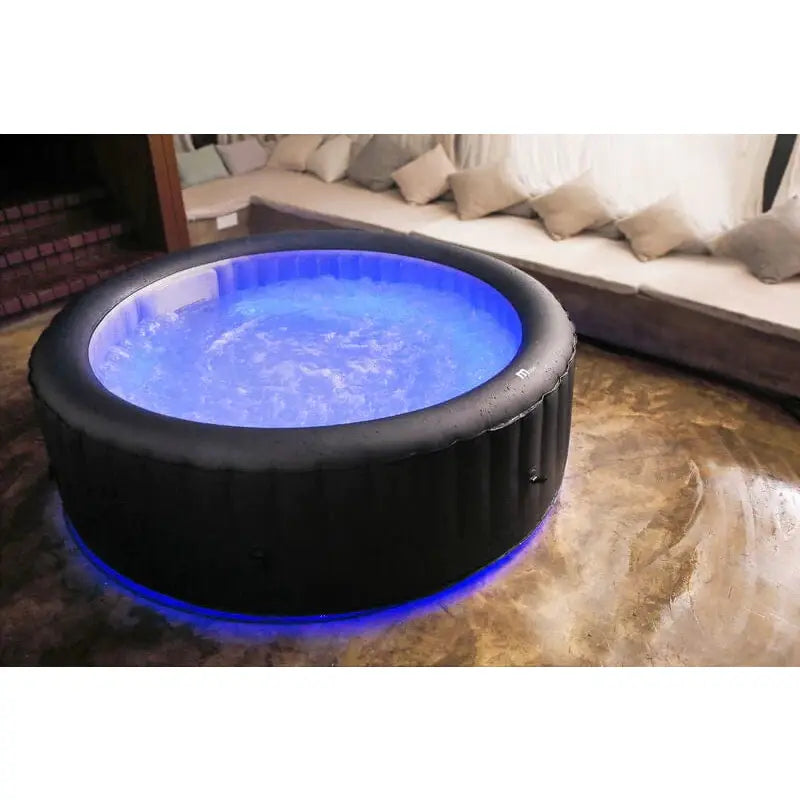 MSpa Urban Aurora Round 6 Person Inflatable Hot Tub Spa - U-AU062 - Backyard Provider