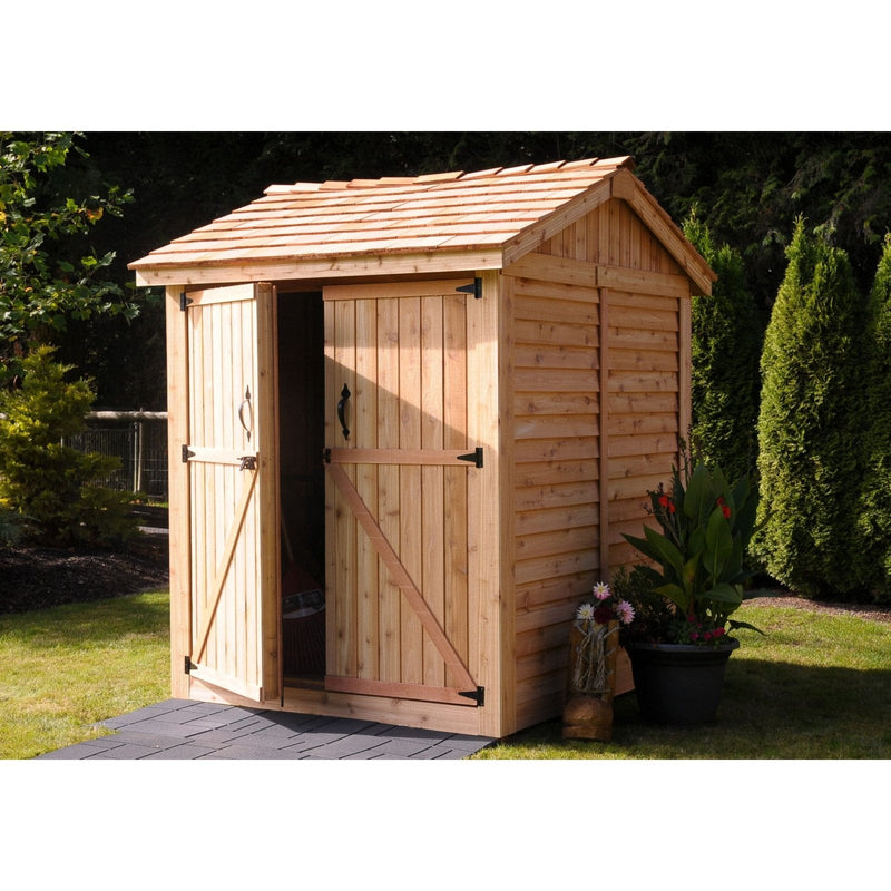 Outdoor Living Today 6'x6' Maximizer Wooden Storage Shed - MAX66