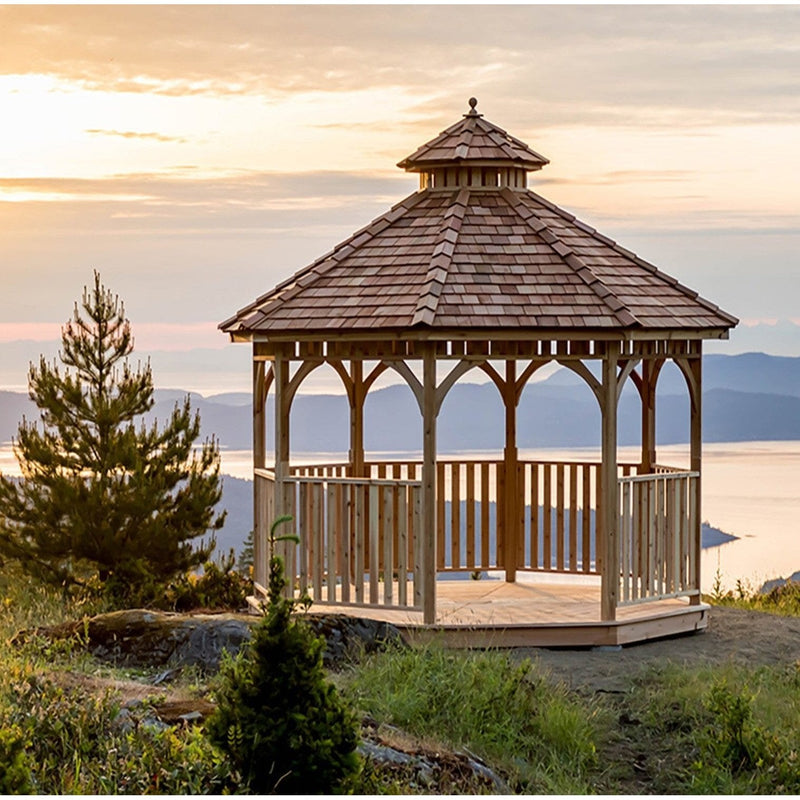 Outdoor Living Today 12′ BaySide Panelized Octagon Gazebo - KIT bay12